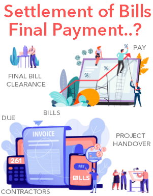 Final bill for contractors